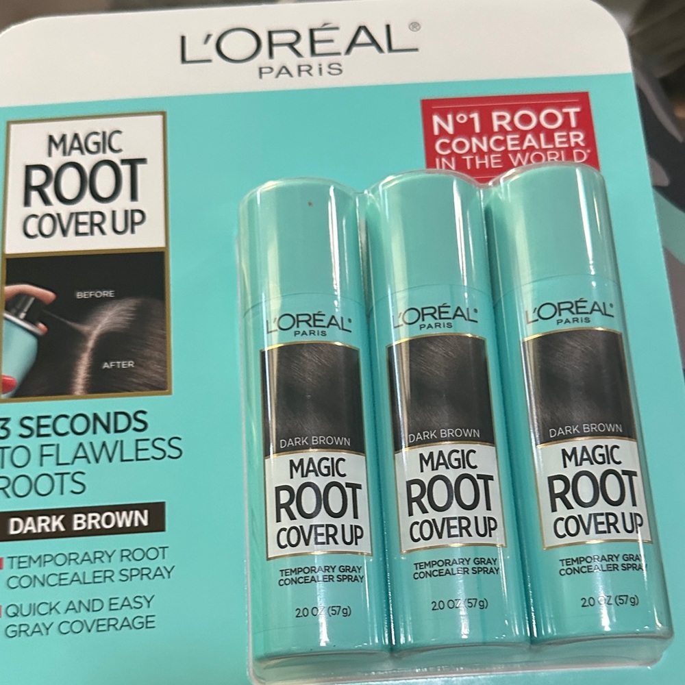 L'Oreal Magic Root Cover Up Trio - Dark Brown